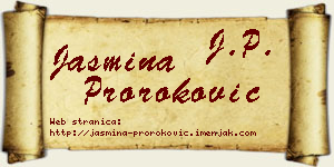 Jasmina Proroković vizit kartica